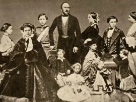 Королева Виктория и её девять детей