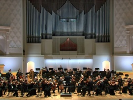 Концерт в Концертном зале имени П. И. Чайковского, 2023 год. Солист Владислав Сулимский. Дирижёр Александр Рудин. 35 лет Российскому национальному оркестру