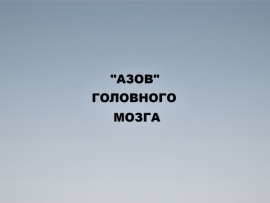 Премьера. Азов головного мозга