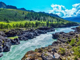 Маршрут построен. Путешествие по Алтаю