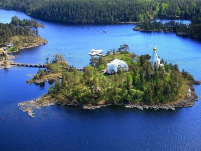 Монастырские сады Валаама