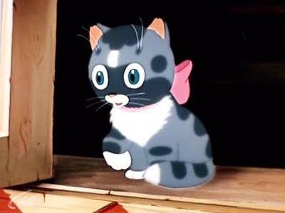 Непослушный котенок