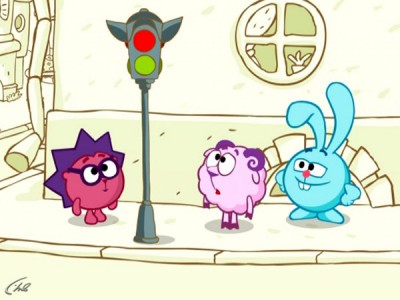 Азбука безопасности со Смешариками