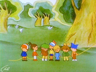 Гирлянда из малышей