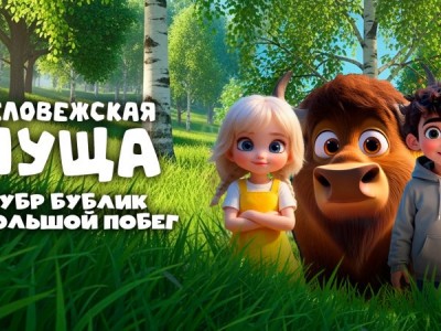 Беловежская пуща. Зубр Бублик и большой побег