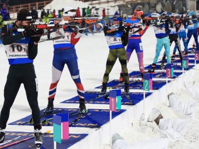 Биатлон. Зимняя Олимпиада-2022 в Пекине. Мужчины. Эстафета