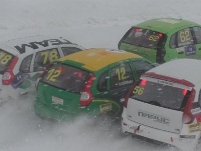 Автоспорт. Чемпионат России по ледовым гонкам. Обзор 3 этапа — Чебоксары
