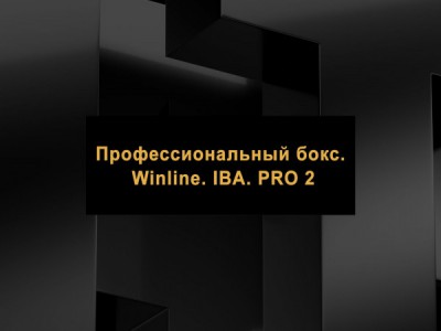 Профессиональный бокс. Winline. IBA. PRO 2. Прямая трансляция из Набережных Челнов