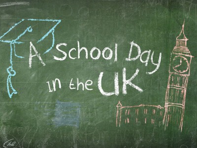 A school day in the UK