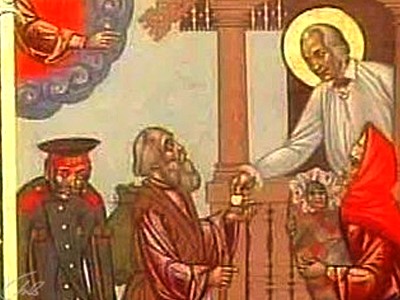 Святой с оружием в руках