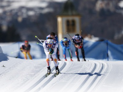 Лыжные гонки. Олимпиада. Женщины. Скиатлон. 10км + 10км