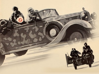 «Мерседес» уходит от погони