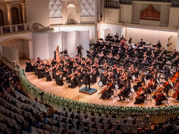 Сен-Санс. Симфония С органом. РНМСО. Дирижёр Жан-Кристоф Спинози. Концертный зал им. П. И. Чайковского (2)