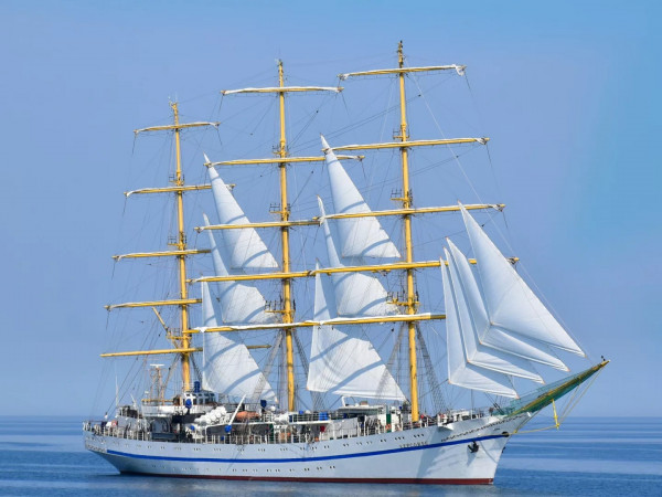 Парусник Херсонес. Подготовка моряков на парусных судах