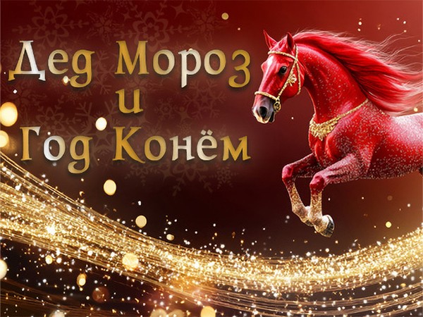 Дед Мороз и Год конём. Юмористический концерт