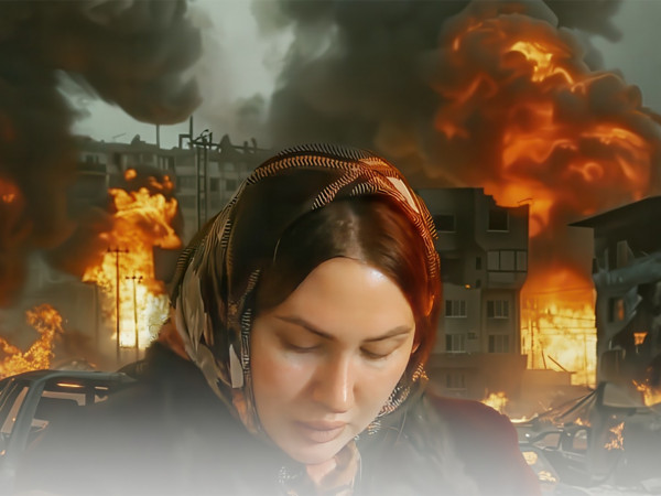 Донбасс. Девушка в огне