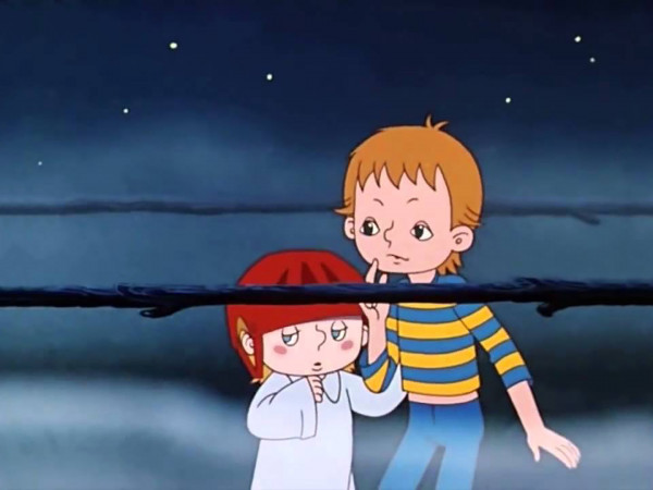 Ничуть не страшно, Змей на чердаке, Клад кота Леопольда