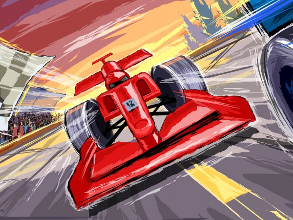 Автоспорт. Porsche Sprint Challenge SE. 1-й этап. Портимао. Спортивный дивизион. Гонка 1