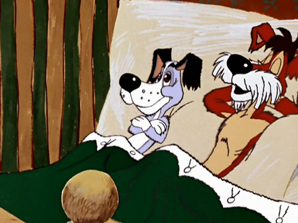 Раз — горох, два — горох, Бобик в гостях у Барбоса