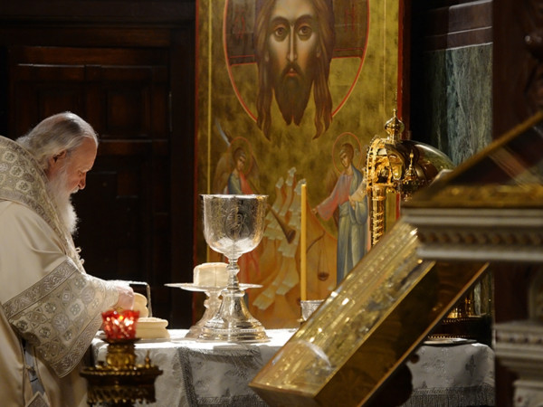 Великая Вечерня. Прямая трансляция из Храма Христа Спасителя