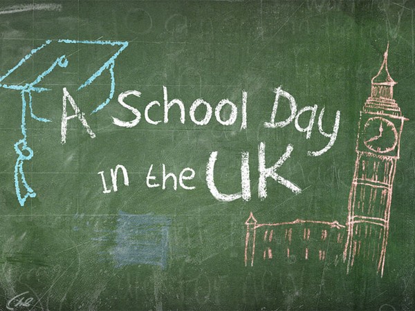 A school day in the UK