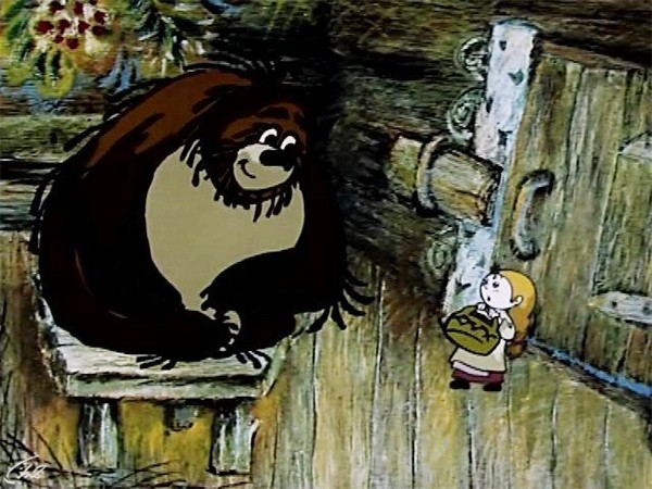 Девочка и медведь