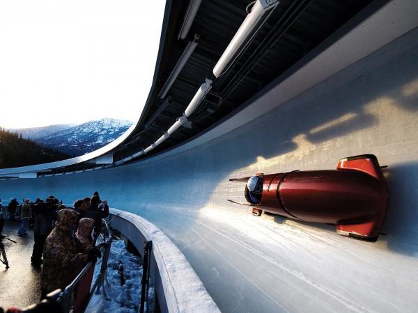 Бобслей. Олимпиада. Мужчины. Двойки. Заезды 3 и 4