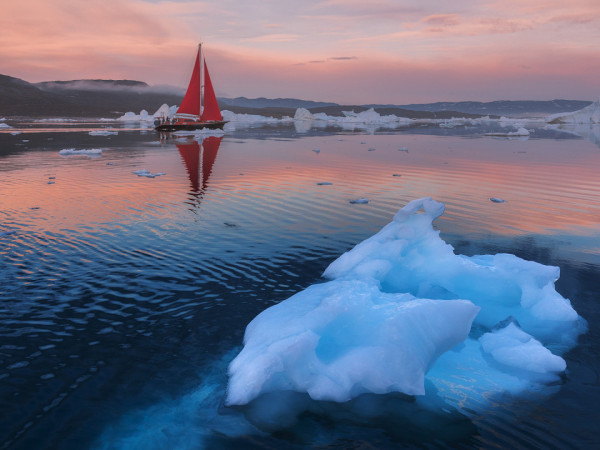 Под парусом в Гренландии