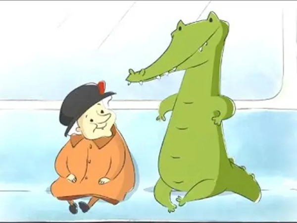 Бабушка с крокодилом