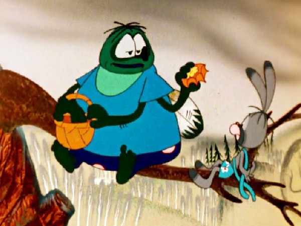 Зайчонок и муха