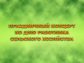 Премьера. Праздничный концерт ко Дню работника сельского хозяйства (2)