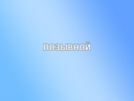Позывной