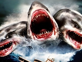 Нападение трехголовой акулы