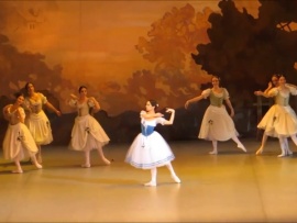 Диана Вишнёва и Сергей Полунин в балете А. Адана Жизель. Постановка Московского академического Музыкального театра им. К.С. Станиславского и Вл.И. Немировича-Данченко. Дирижер Антон Гришанин. 2014 год