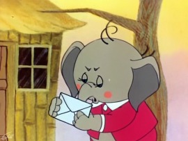 Слоненок и письмо