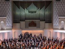 Симфонические оркестры России. Академический симфонический оркестр Московской государственной академической филармонии. Солист Александр Ключко. Дирижер Димитрис Ботинис