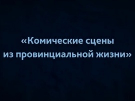 Комические сцены из провинциальной жизни