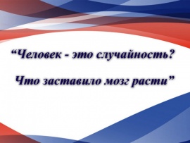 Человек — это случайность? Что заставило мозг расти