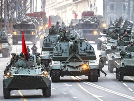 Москва. Красная площадь. Военный парад, посвященный 77-й годовщине победы в Великой Отечественной войне 1941-1945 годов