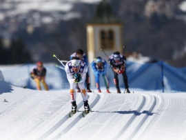 Лыжные гонки. Первый снег