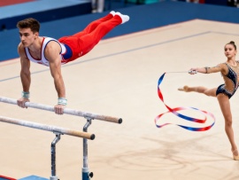 Спортивная гимнастика. Чемпионат мира. Мужчины. Трансляция из Нидерландов