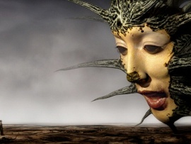 Зеркальная маска