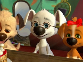 Белка и Стрелка: Озорная семейка (6)