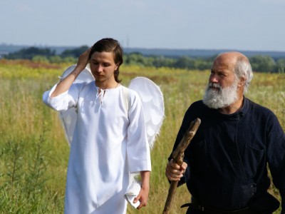 Старец Паисий и я, стоящий вверх ногами