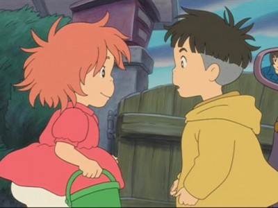 Рыбка Поньо на утёсе (4)