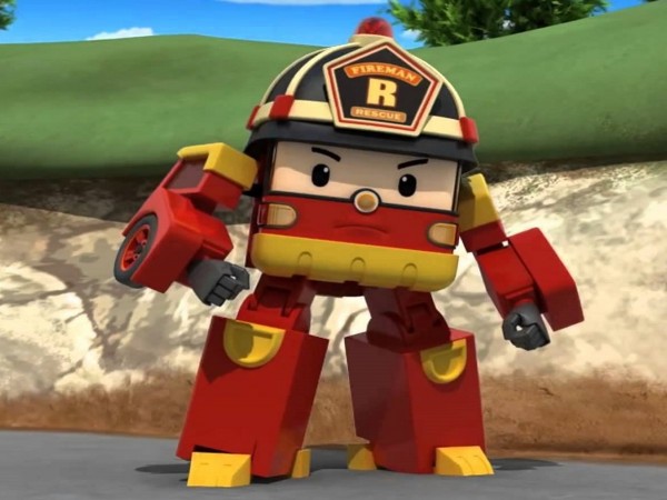 Робокар Поли. Рой и пожарная безопасность
