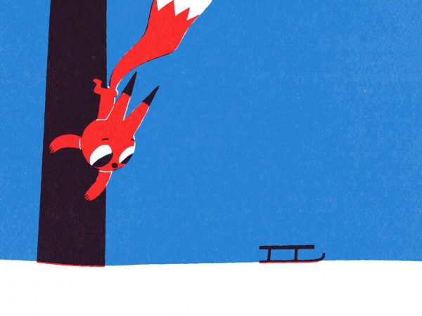 Бельчонок и санки (3)