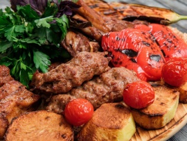 Кавказская кухня ресторана Гнездо совы