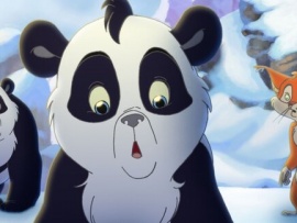 Смелый большой панда