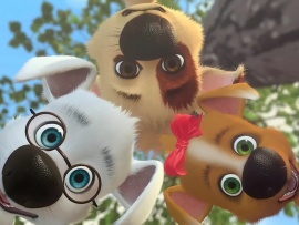 Белка и Стрелка: Озорная семейка (4)